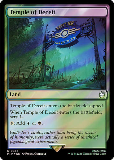 Temple of Deceit (pip) (831) / Surge Foil