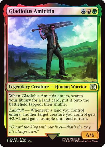 Gladiolus Amicitia (FIN) (224) / Foil