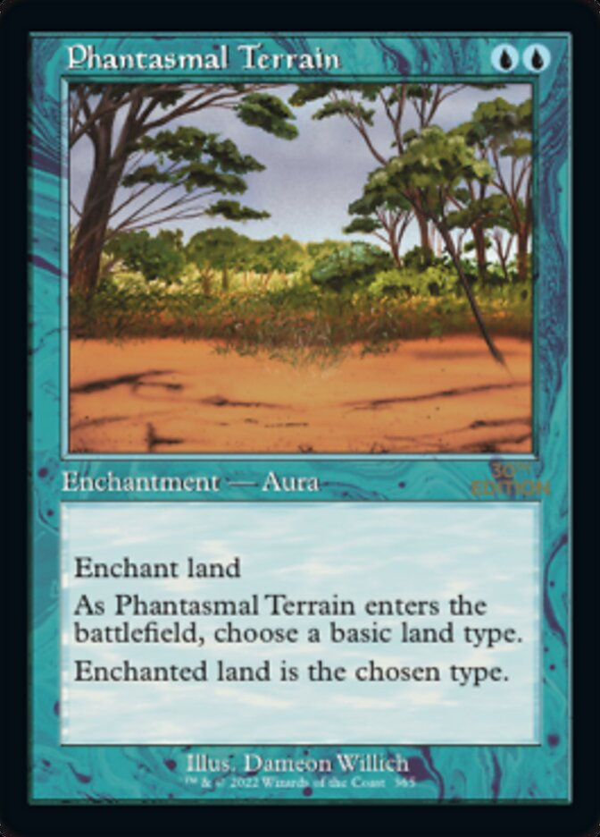 Phantasmal Terrain (30a) / Retro Frame