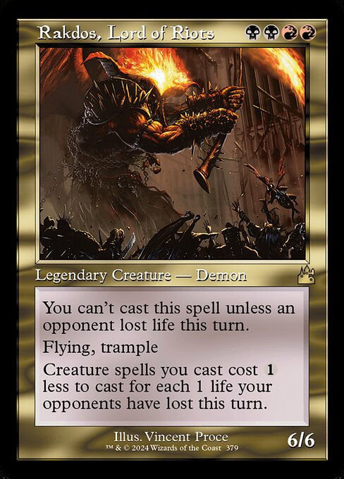 Rakdos, Lord of Riots (rvr) (379) / Retro