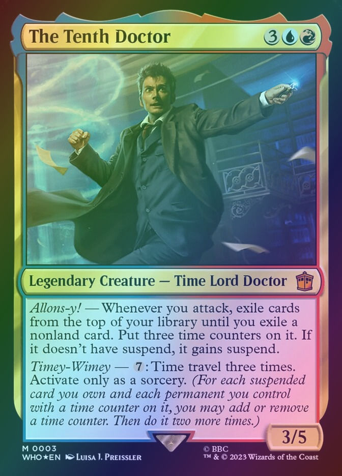 The Tenth Doctor (WHO) (3) / Foil