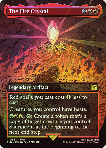 The Fire Crystal (FIN) (337) / Borderless / Foil