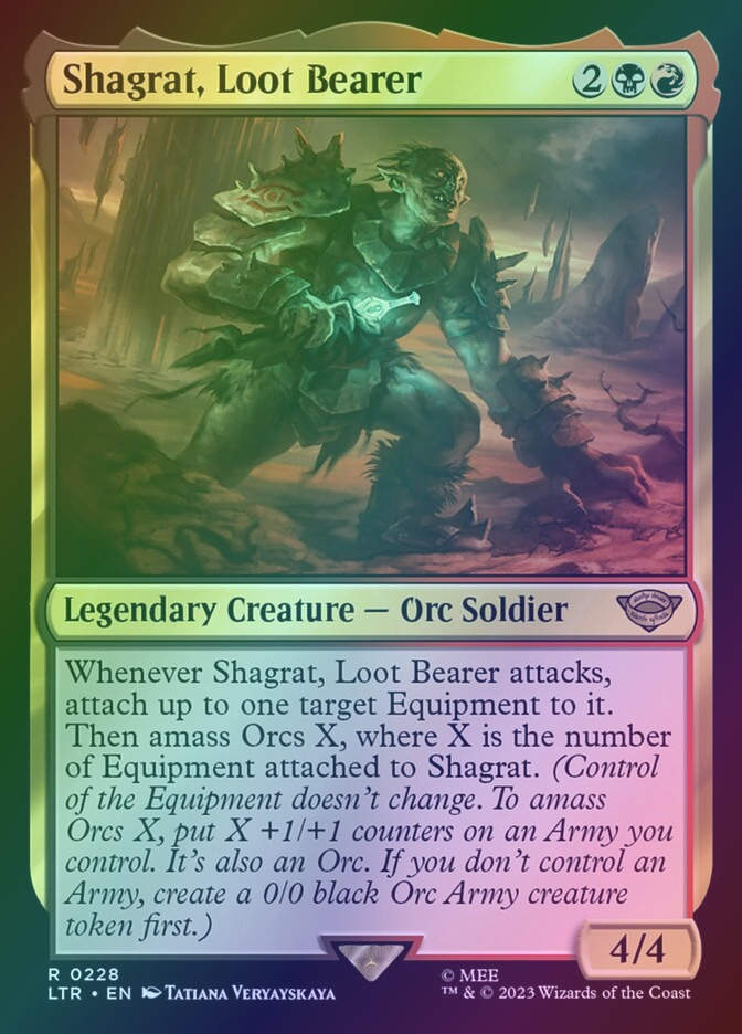 Shagrat, Loot Bearer (LTR) (228) / Foil