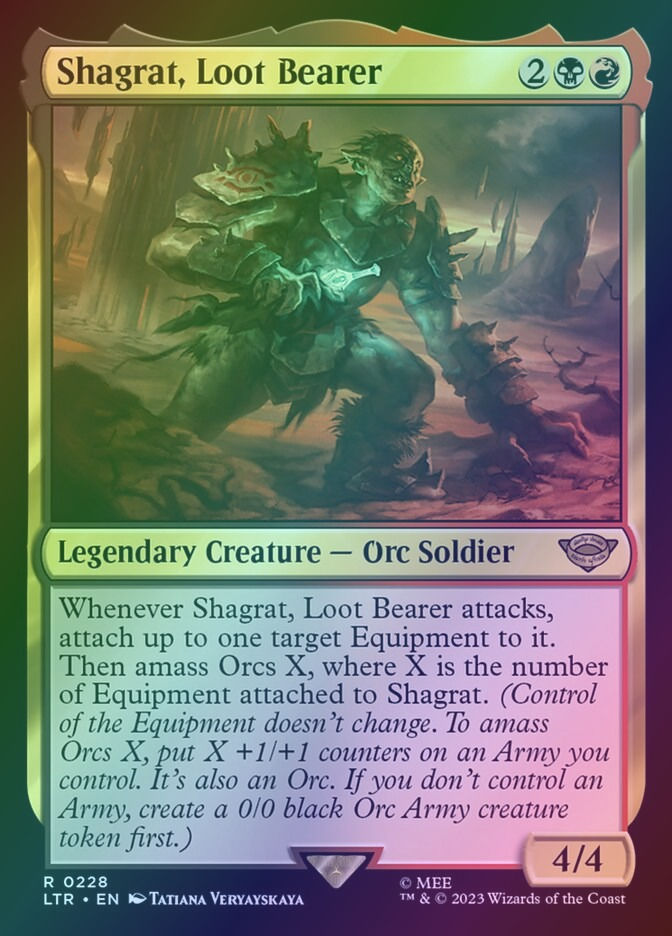 Shagrat, Loot Bearer (LTR) (228) / Foil