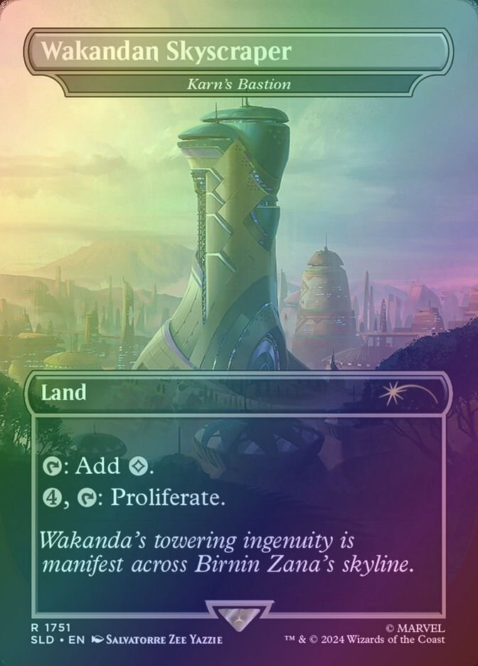 Karn's Bastion (SLD) (1751) / Borderless / Foil
