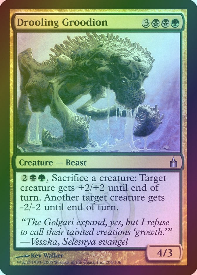 Drooling Groodion (RAV) (204) / Foil