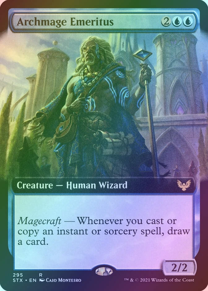 Archmage Emeritus (STX) (295) / Extended Art / Foil