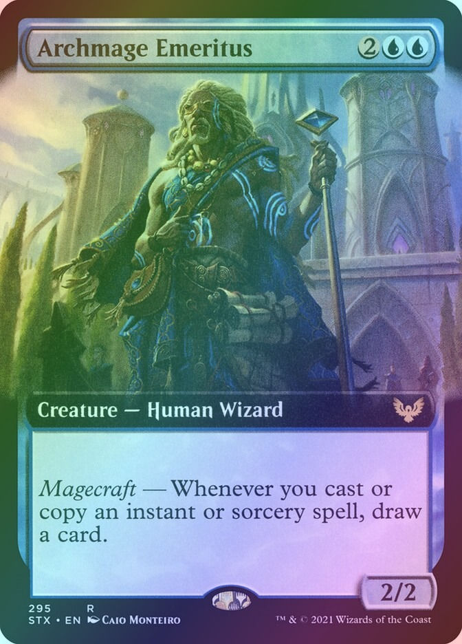 Archmage Emeritus (STX) (295) / Extended Art / Foil