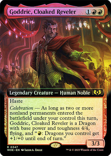 Goddric, Cloaked Reveler (woe) / Extended Art Foil