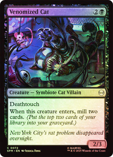 Venomized Cat (SPM) (72) / Foil