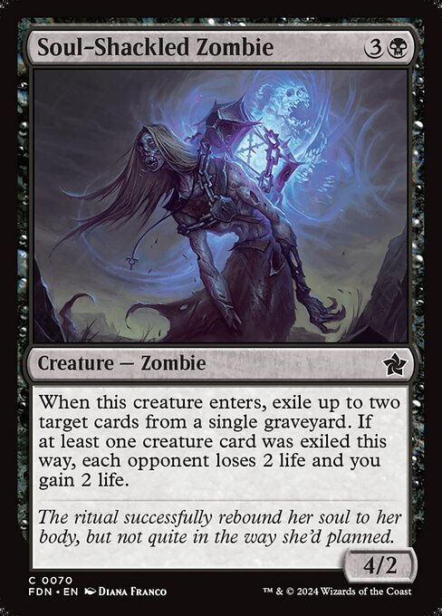 Soul-Shackled Zombie (FDN) (70)