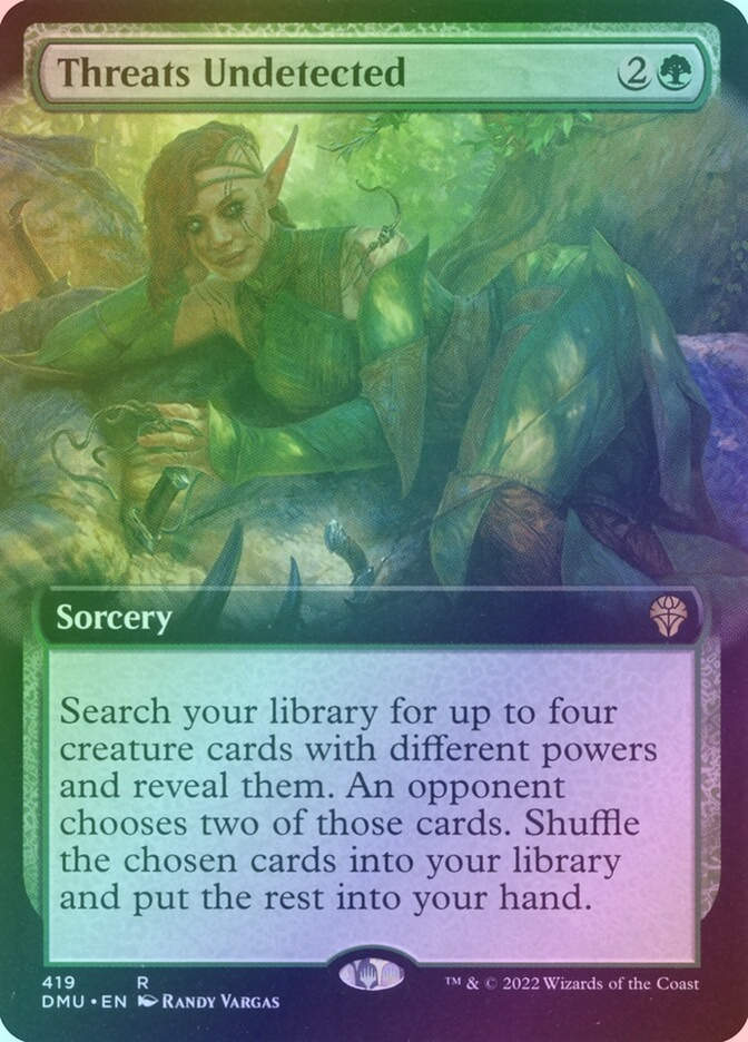 Threats Undetected (DMU) (419) / Extended Art / Foil