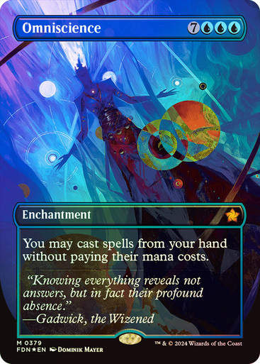 Omniscience (FDN) (379) / Mana Foil / Borderless