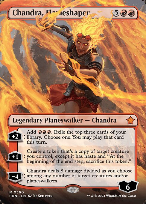 Chandra, Flameshaper (FDN) (360) / Borderless