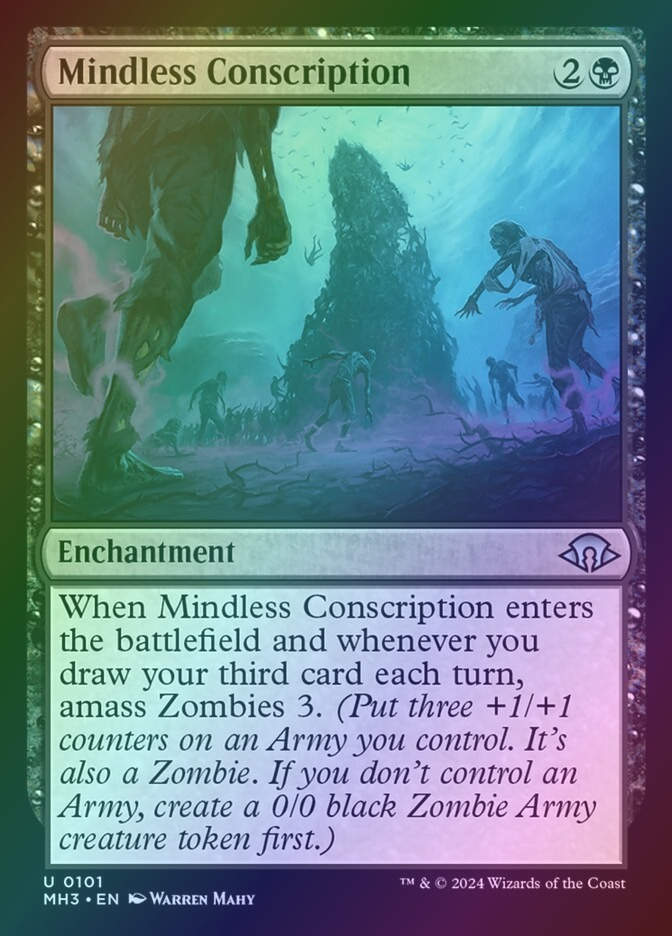 Mindless Conscription (MH3) (101) / Foil