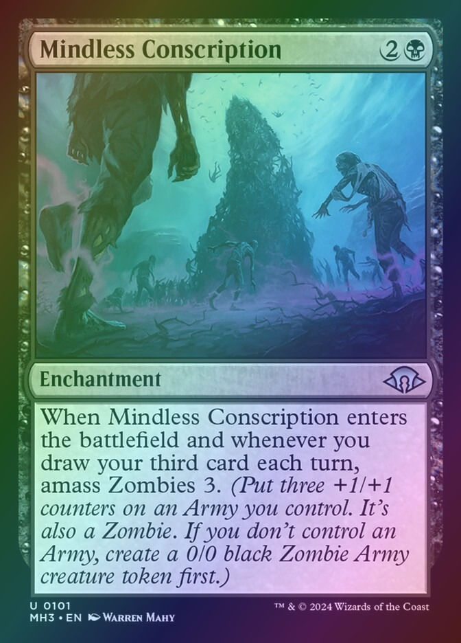 Mindless Conscription (MH3) (101) / Foil