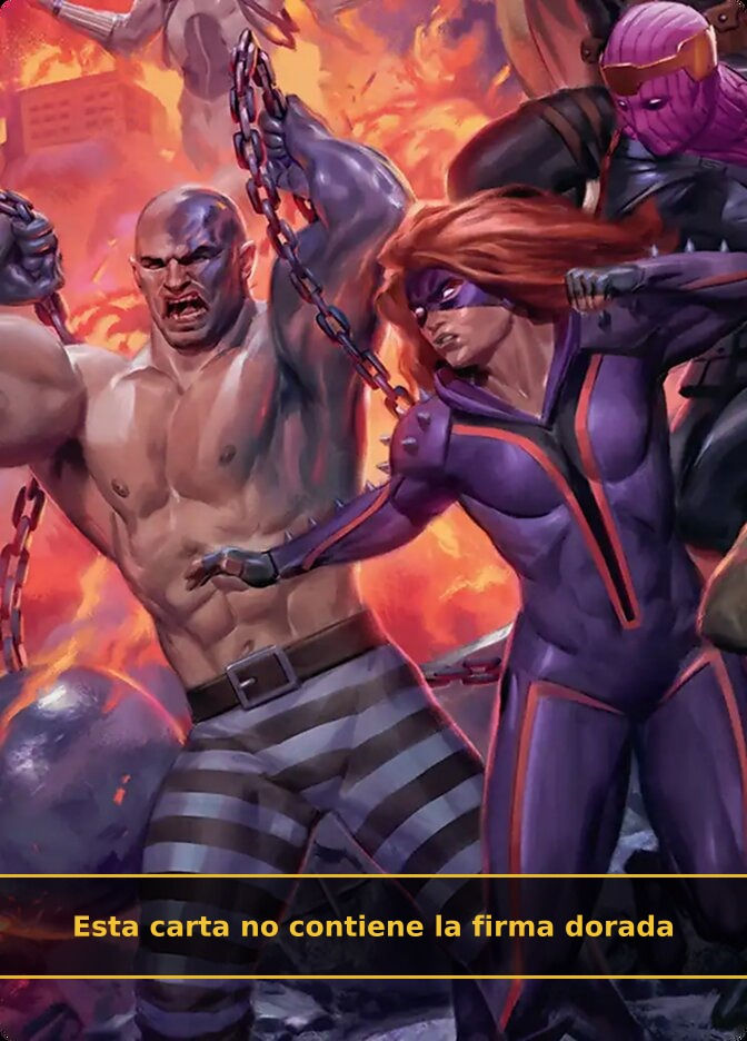 Absorbing Man and Titania (AMSH) (10b) / No Firmada