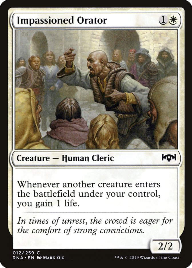 Impassioned Orator (RNA) (12)