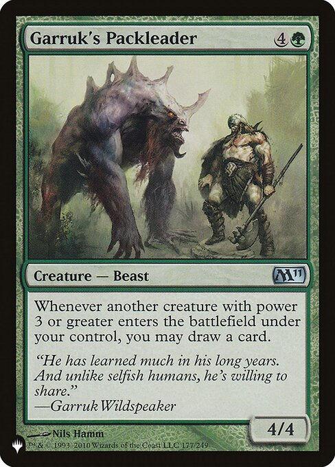 Garruk's Packleader (PLST) (M11-177)
