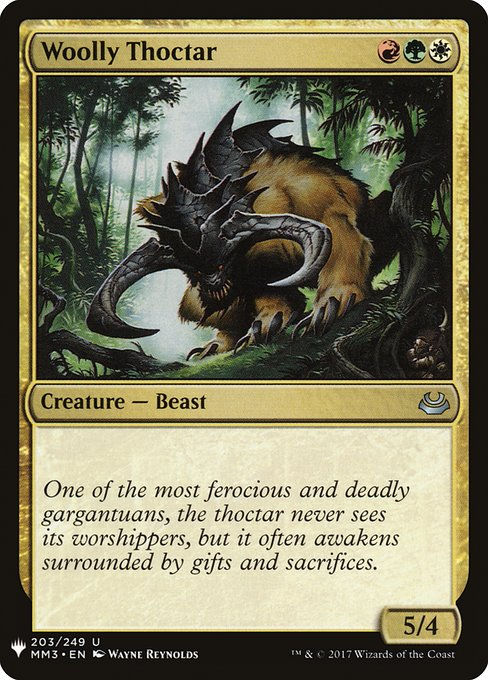 Woolly Thoctar (PLST) (MM3-203)
