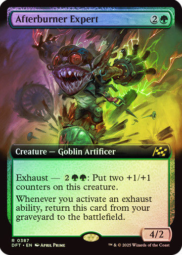 Afterburner Expert (DFT) (387) / Foil / Extended Art