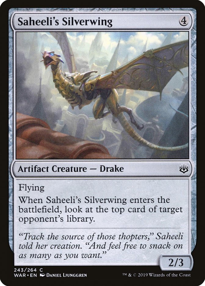 Saheeli's Silverwing (WAR) (243)