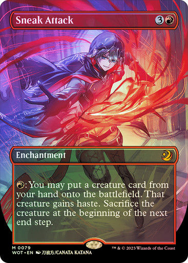 Sneak Attack (wot) / Anime Borderless Foil
