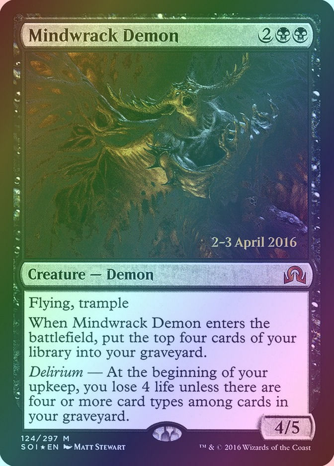 Mindwrack Demon (PSOI) (124s) / Foil