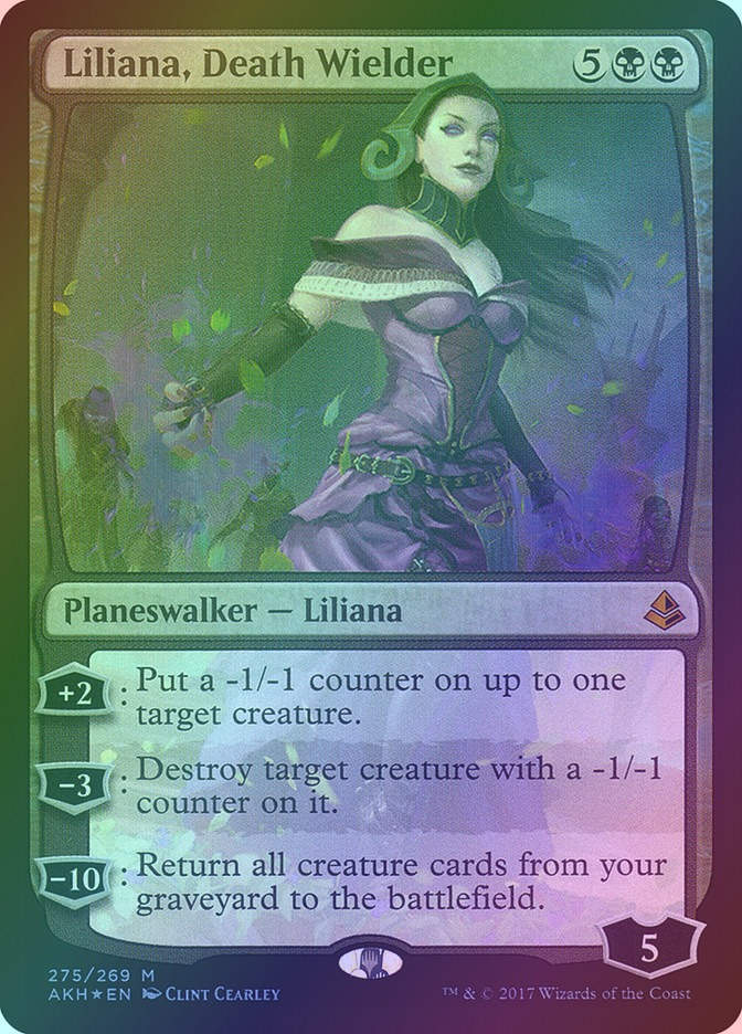 Liliana, Death Wielder (AKH) (275) / Foil