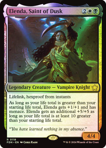 Elenda, Saint of Dusk (FDN) (119) / Foil