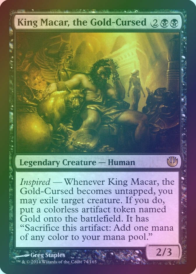 King Macar, the Gold-Cursed (JOU) (74) / Foil
