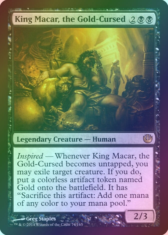 King Macar, the Gold-Cursed (JOU) (74) / Foil