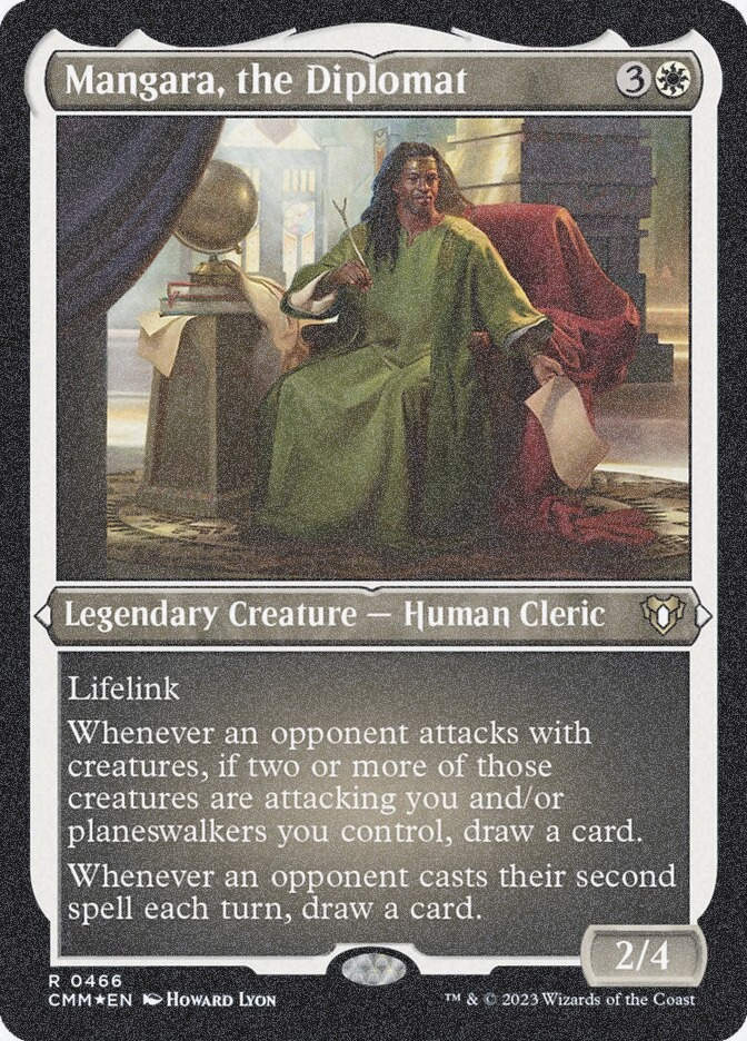 Mangara, the Diplomat (CMM) (466) / Foil Etched