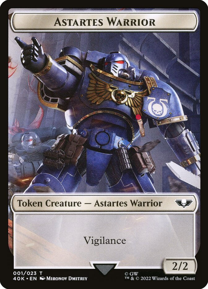 Astartes Warrior // Robot (T40K) (1 // 23) — cara 1 de 2