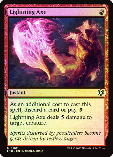 Lightning Axe (INR) (162) / Foil