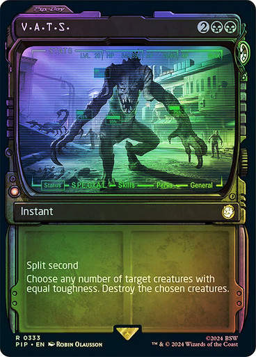 V.A.T.S. (pip) (333) / Showcase Foil