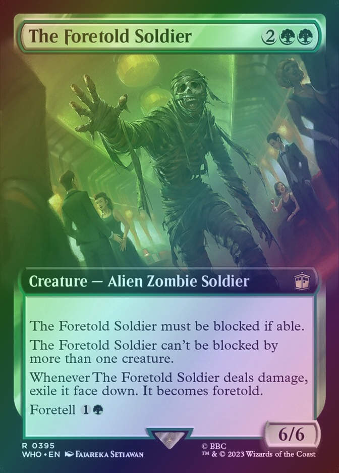 The Foretold Soldier (WHO) (395) / Extended Art / Foil