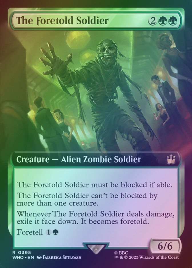The Foretold Soldier (WHO) (395) / Extended Art / Foil
