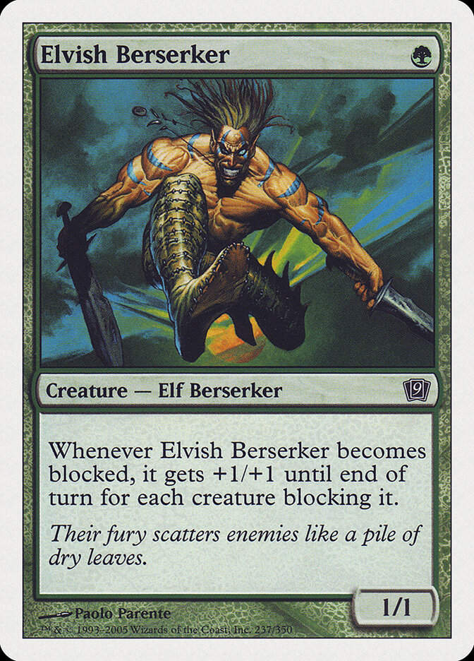 Elvish Berserker (9ED) (237)