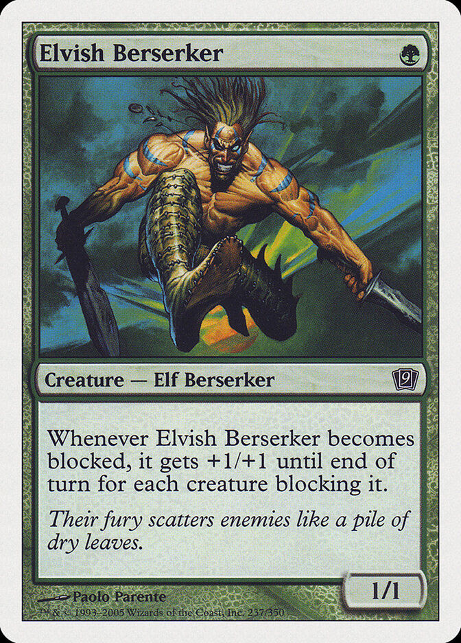 Elvish Berserker (9ED) (237)