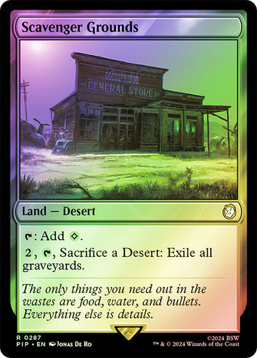 Scavenger Grounds (pip) (287) / Foil
