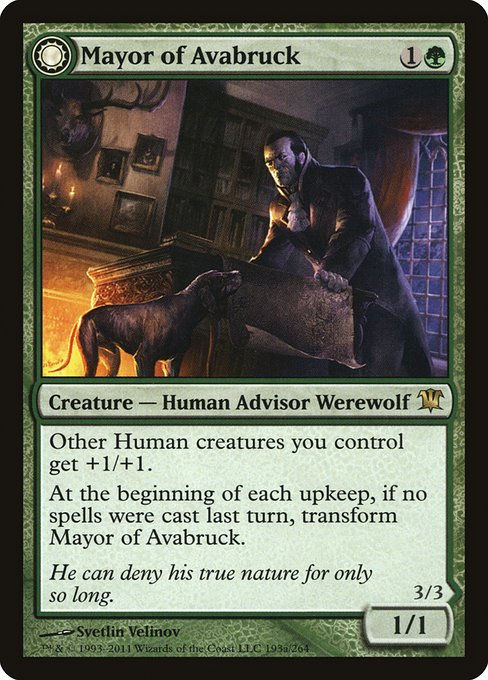 Mayor of Avabruck // Howlpack Alpha (ISD)