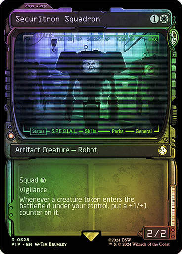 Securitron Squadron (pip) (328) / Showcase Foil