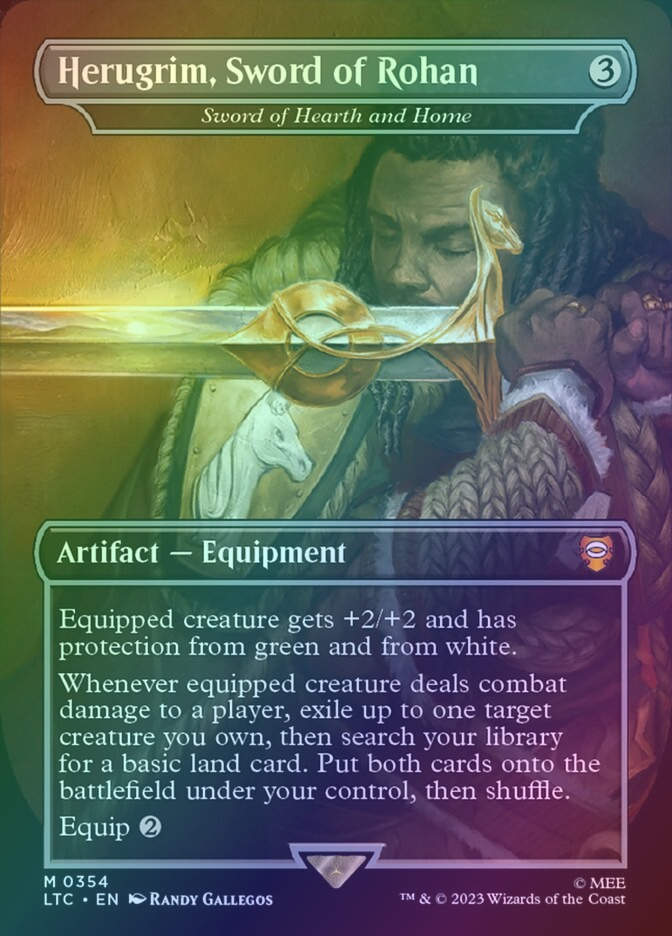 Sword of Hearth and Home (LTC) (354) / Borderless / Foil