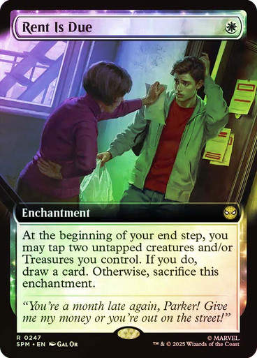 Rent Is Due (SPM) (247) / Extended Art / Foil