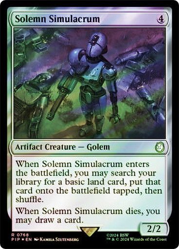Solemn Simulacrum (pip) (768) / Surge Foil