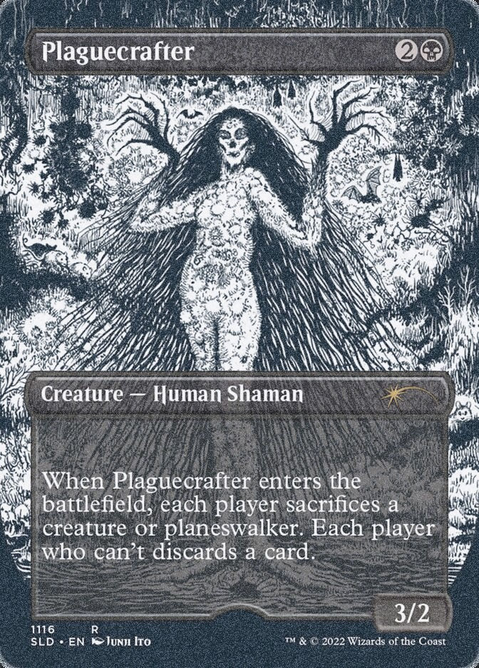 Plaguecrafter (SLD) (1116) / Borderless / Foil Etched