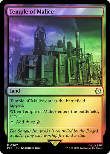 Temple of Malice (pip) (307) / Foil