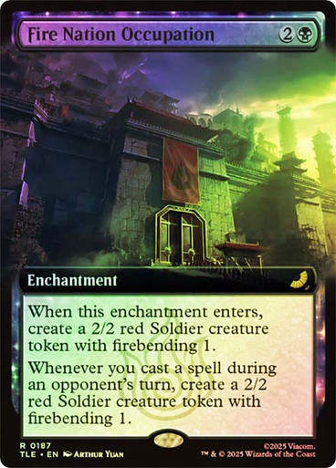 Fire Nation Occupation (TLE) (187) / Extended Art / Foil