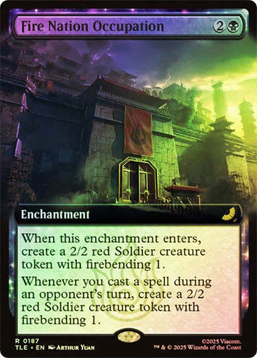 Fire Nation Occupation (TLE) (187) / Extended Art / Foil